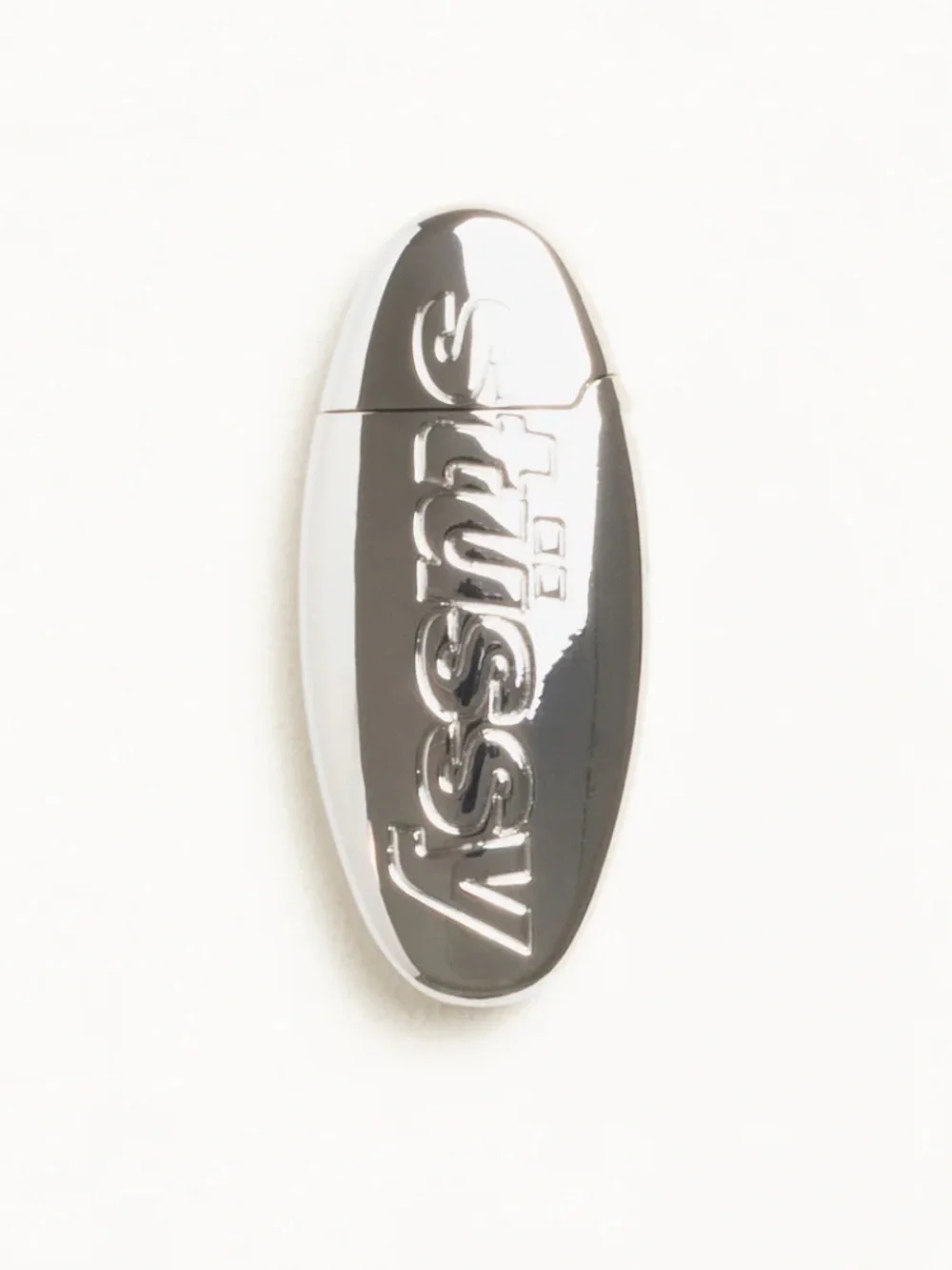 Stussy Chrome Logo Capsule Pendant - Silver